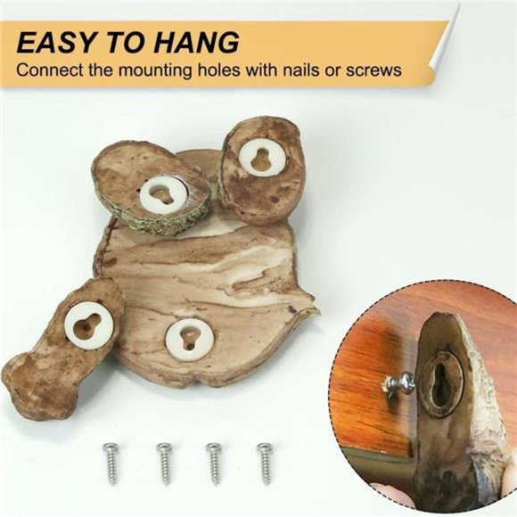 ree Face Outdoor Statues Old Man Tree Hugger Bark Ghost Face Decoration - Picture 5 of 6